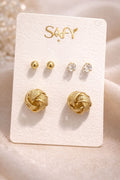 Trio Essence Luxe Banhado a Ouro