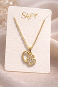 Corrente Double Love Shine Banhado a Ouro